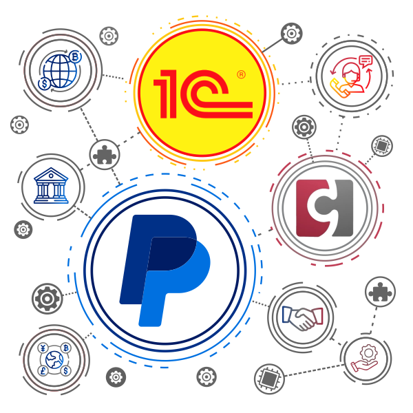 PayPal izrakstu ielādē 1C programmās