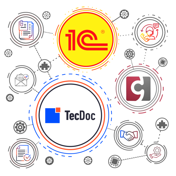 1C integrācija ar TecDoc