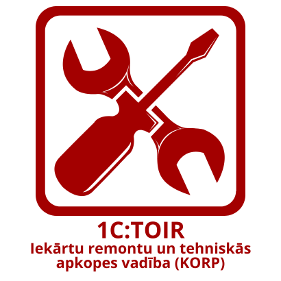 1C:TOIR – Iekārtu remontu un tehniskās apkopes vadība (KORP)