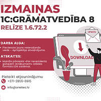 Izmaiņas 1C:Grāmatvedība 8 relīze 1.6.72.2